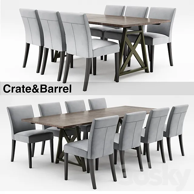 crate&barrel 3DModel crate&barrel 3DModel