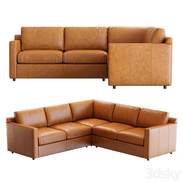 Crate&Barrel Barrett II Sofa 3D Model