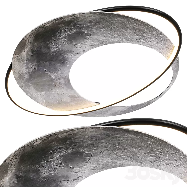 CRATER chandelier by Lampatron 3D Model