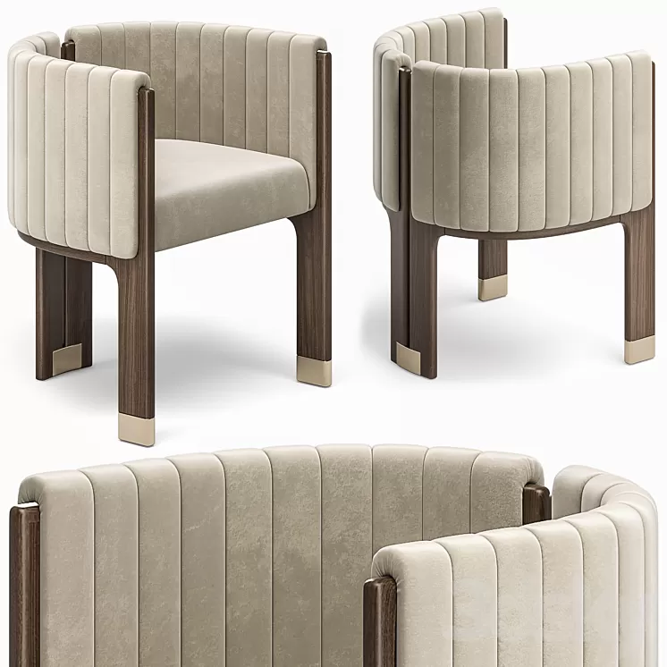 Crawford Dining Chair 3D Model