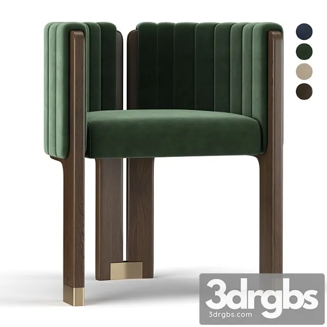 Crawford Dining Chair By Mezzo 3D Model Download - 3DSKY Decor Helper