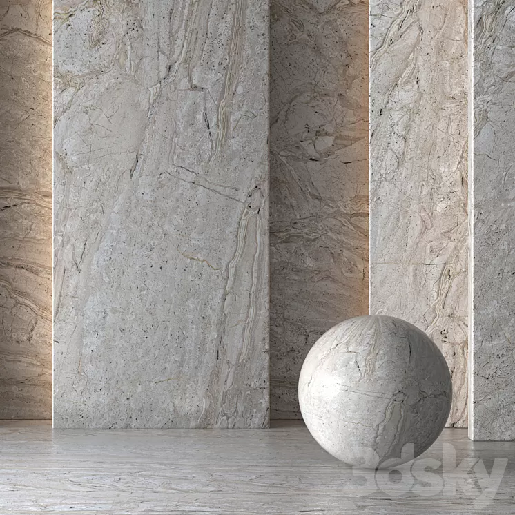 Cream Marble Material 8K (Seamless Tileable) No 101 3D Model Free Download