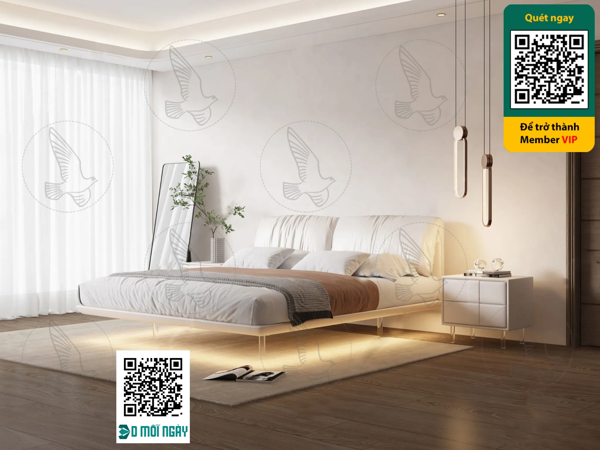 Cream style 3D model – 003 – 3768