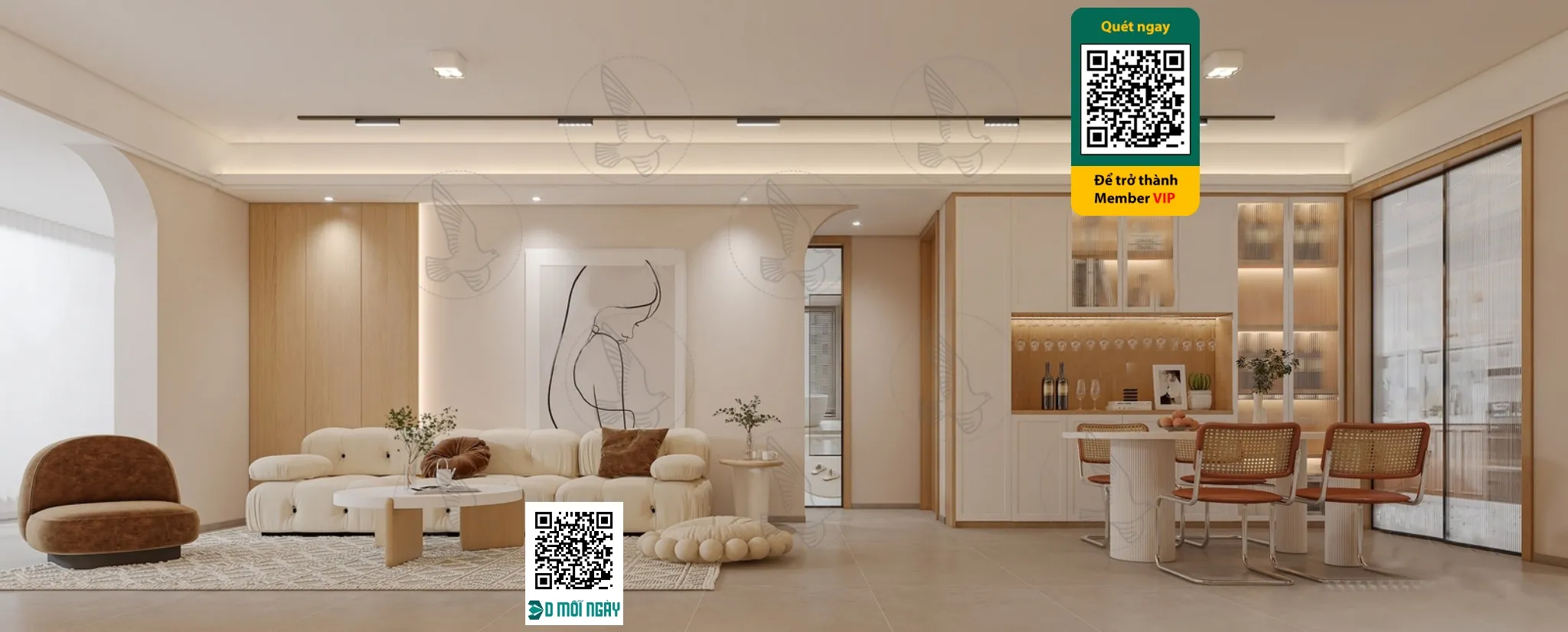 Cream style 3D model – 007 – 3772