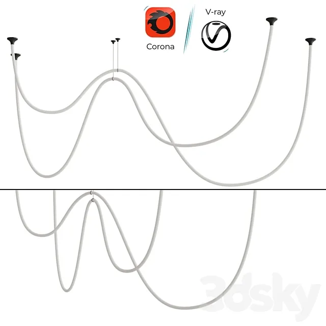 Creative chandelier by ETSY 3DModel Creative chandelier by ETSY 3DModel