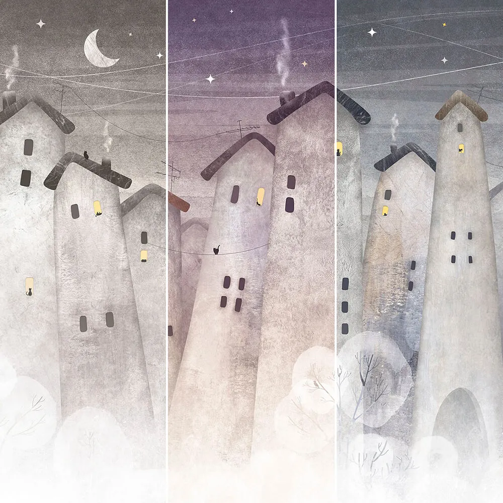 Creativille – 2360 Houses with cats 3D Model Creativille – 2360 Houses with cats 3D Model