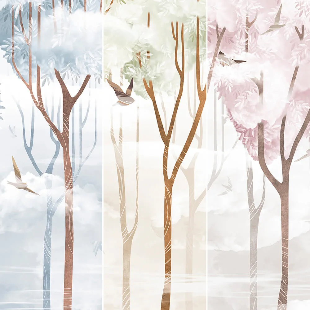 Creativille – 2640 Forest with clouds and birds 3D Model Creativille – 2640 Forest with clouds and birds 3D Model