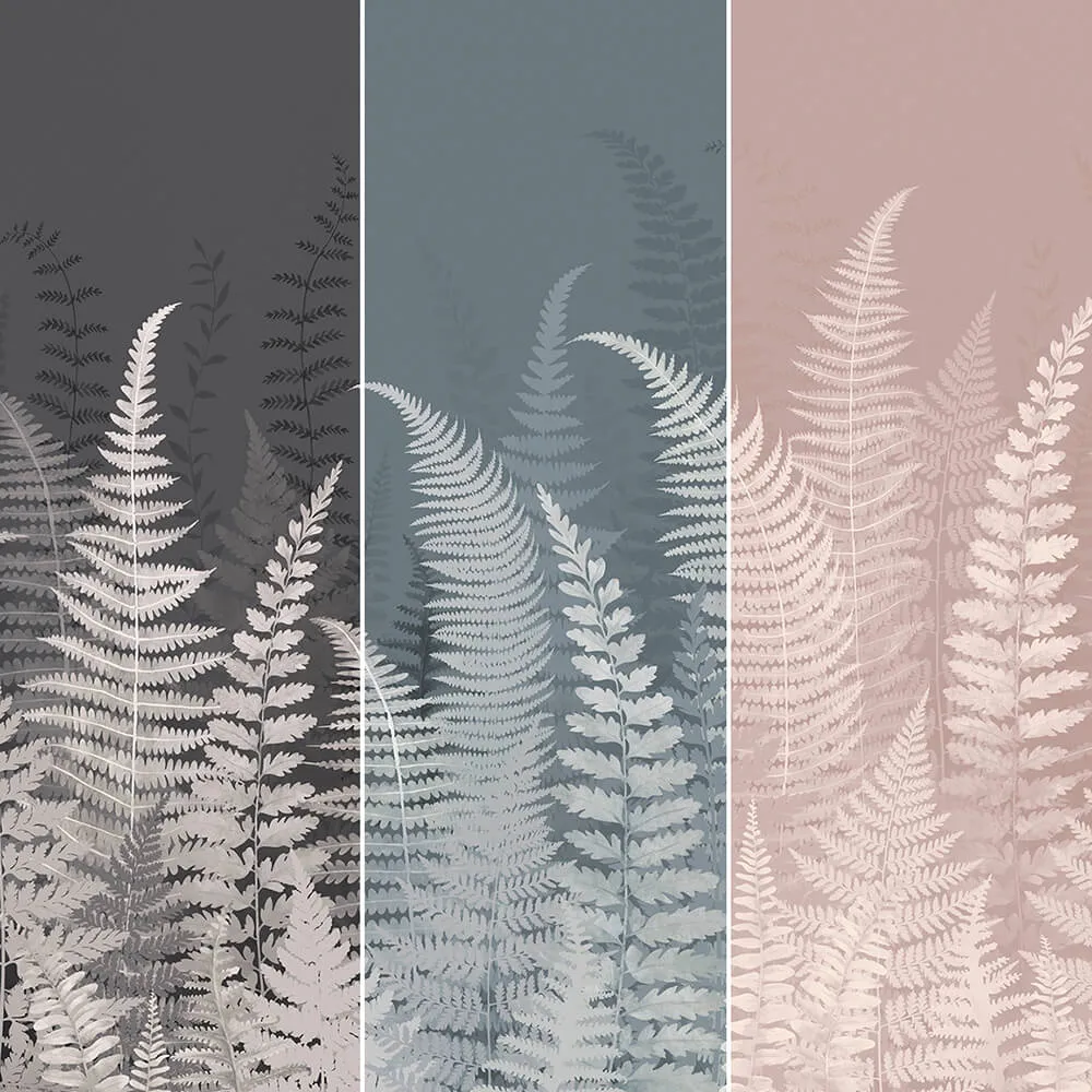 Creativille – Wallpaper 422365 white leaves of fern 3D Model