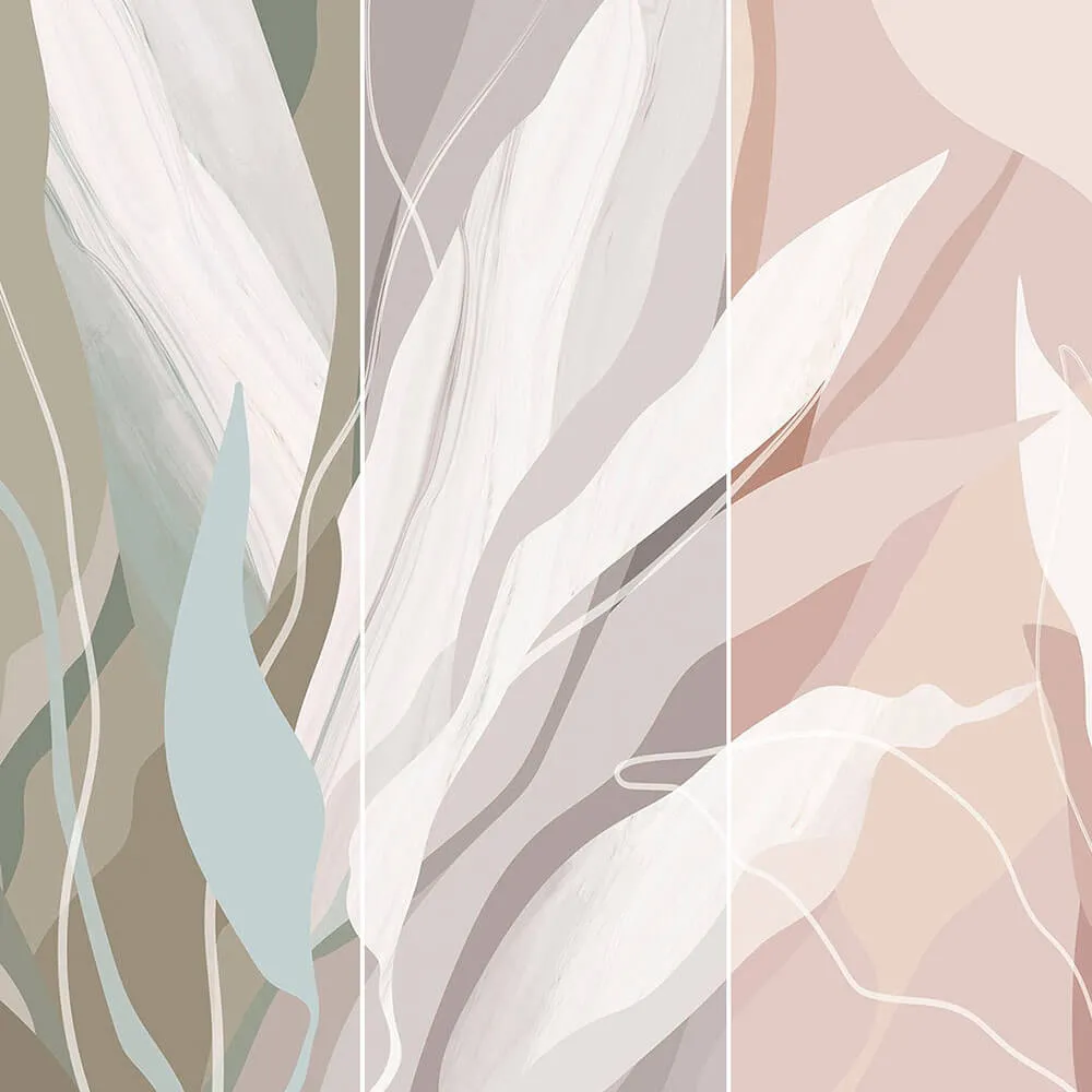 Creativille – Wallpaper 45438 abstract leaves 3D Model