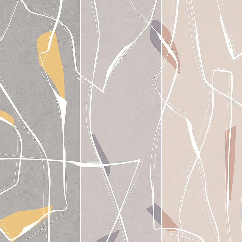 Creativille – Wallpaper 828220 abstract lines and spots 3D Model