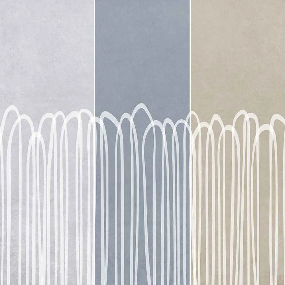 Creativille – Wallpaper 83093 white doodle loops 3D Model