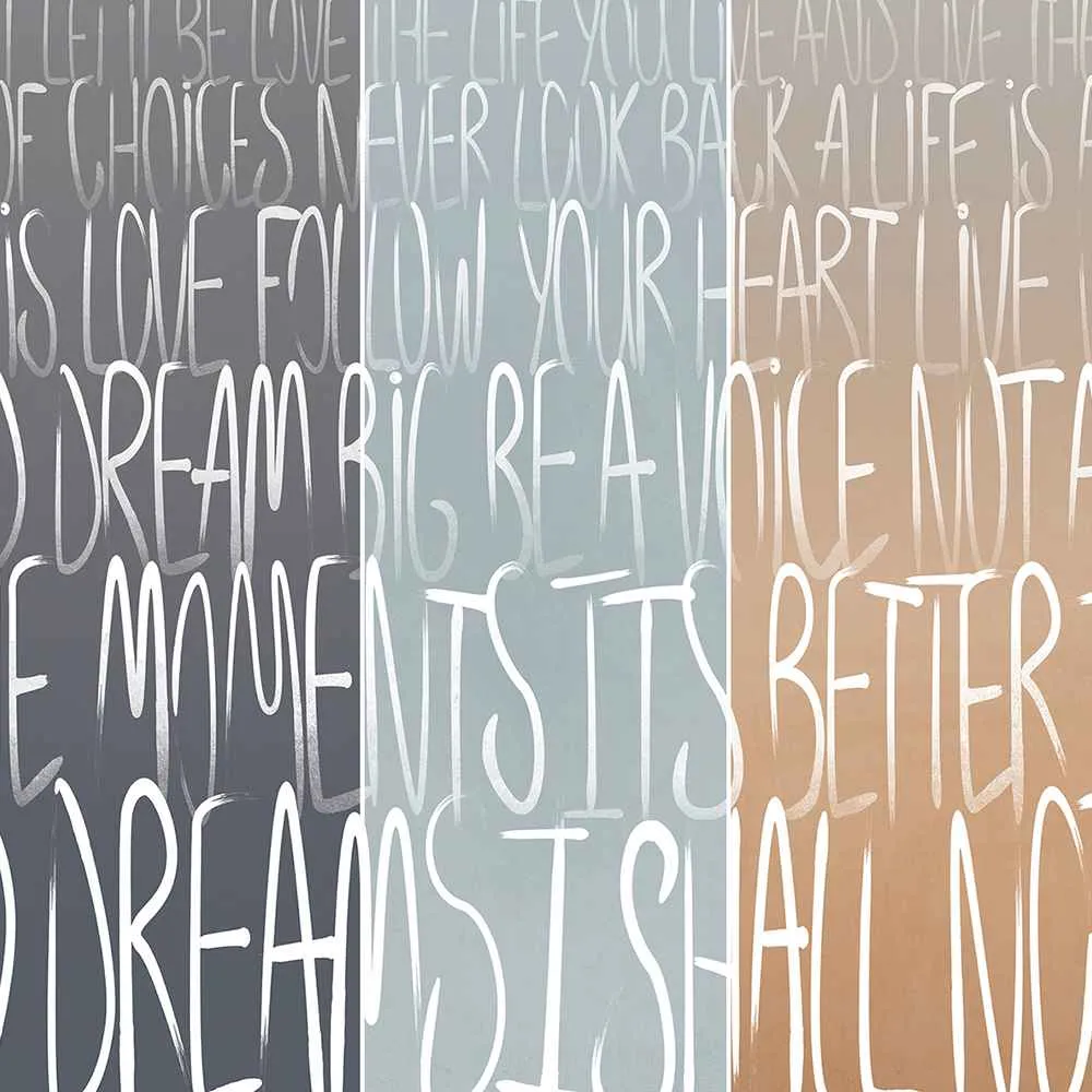 Creativille – Wallpaper 8375 inspiring words 3D Model