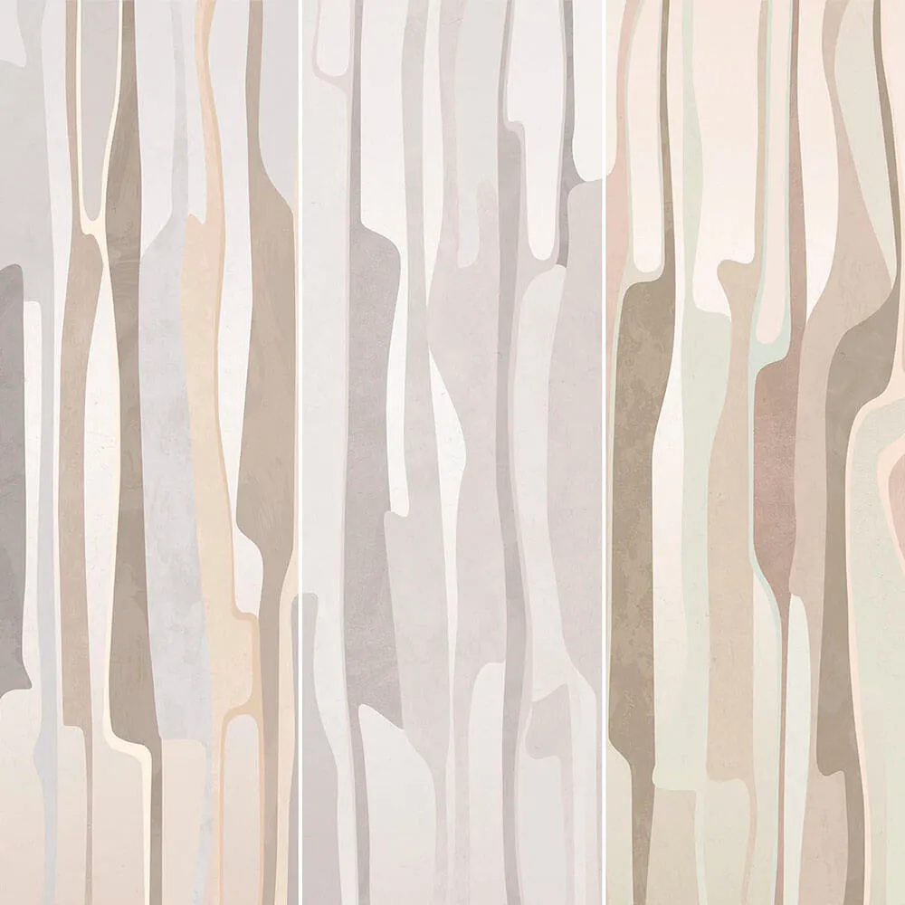 Creativille – Wallpaper 8530 soft vertical shapes 3D Model