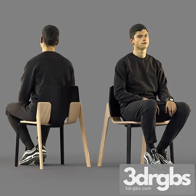 Creature 3d scan man 11 3D Model Download