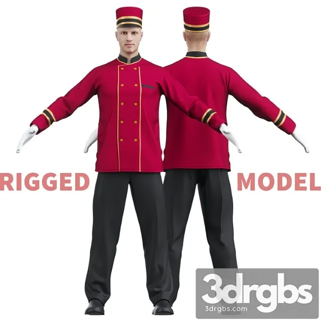 Creature Doorman 3D Model Download