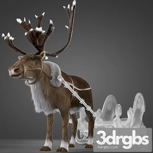 Creature North deer 3D Model Download