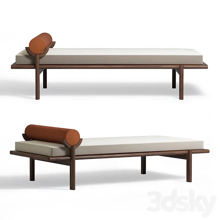 Crescent Lounge by Vonnegut Kraft 3D Model Free Download