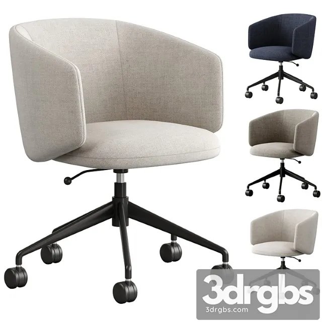 Crescent swivel chair 2 3D Model Download Crescent swivel chair 2 3D Model Download