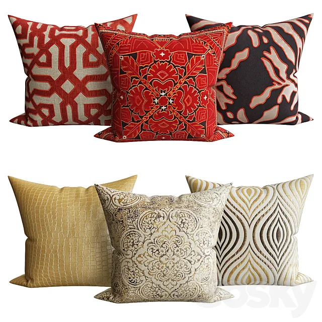 Cressida Gladerunner Pillow 3D Model Cressida Gladerunner Pillow 3D Model