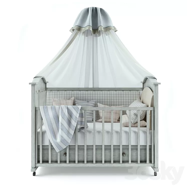 Crib 3D Model