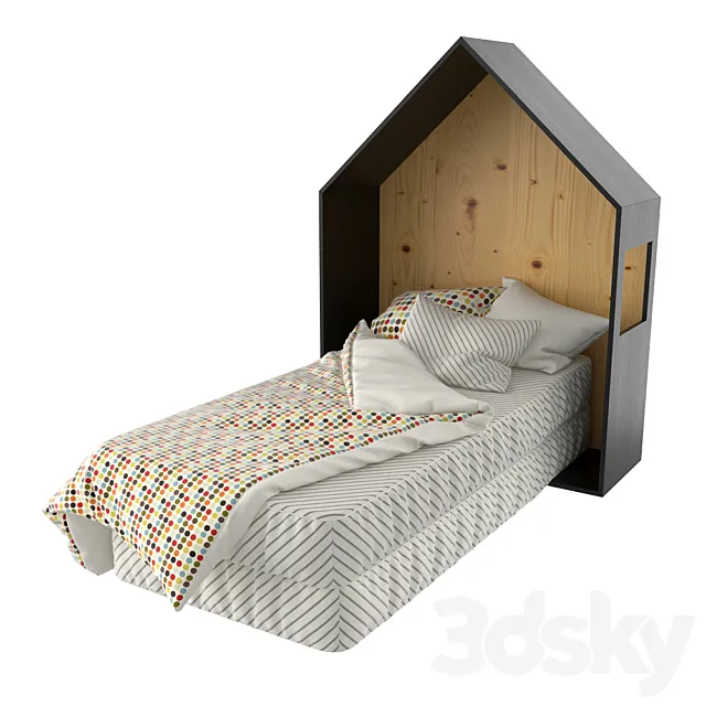 Crib 3D Model Crib 3D Model