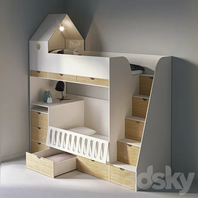 Crib 3DModel Crib 3DModel