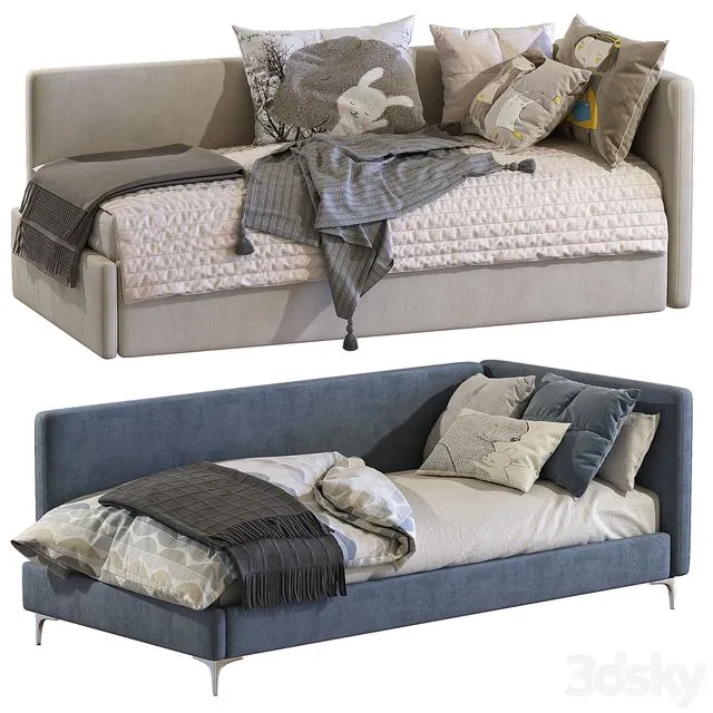 Crib Be-Max Twils 2 3D Model Crib Be-Max Twils 2 3D Model