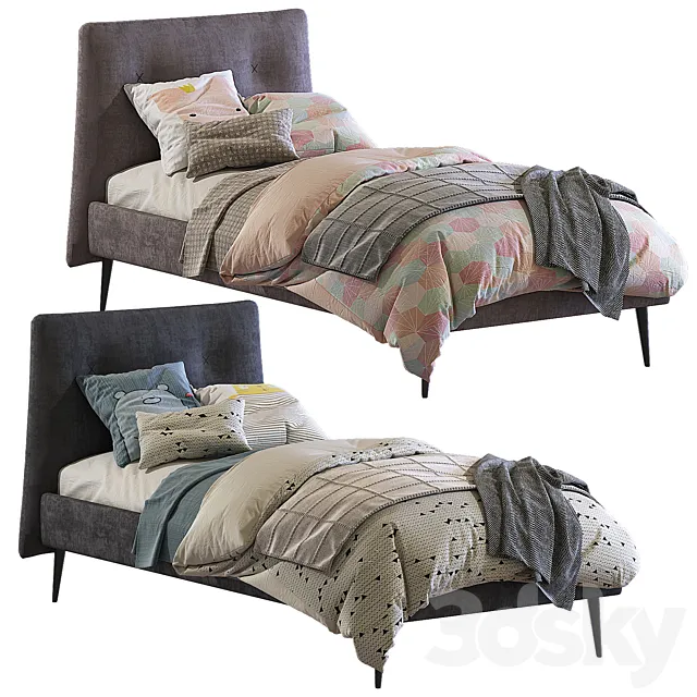 Crib Cleo _ Nidi 2 3DModel Crib Cleo _ Nidi 2 3DModel