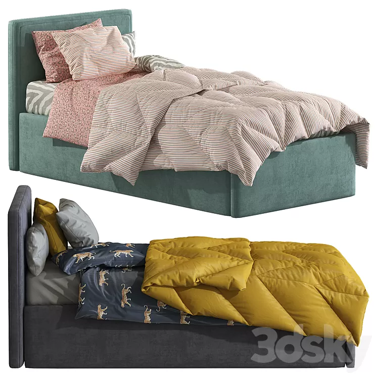 Crib Flexteam 3D Model