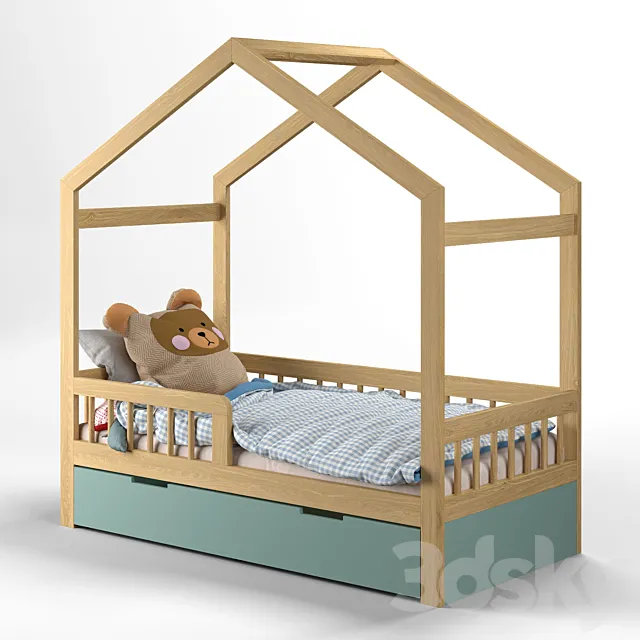 Crib-house 2561 3D Model Crib-house 2561 3D Model
