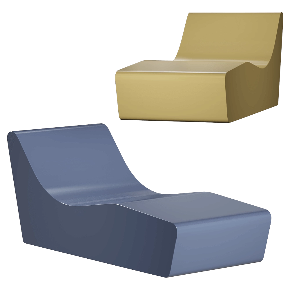 Cridea – Chaise longue Comodo 3D Model