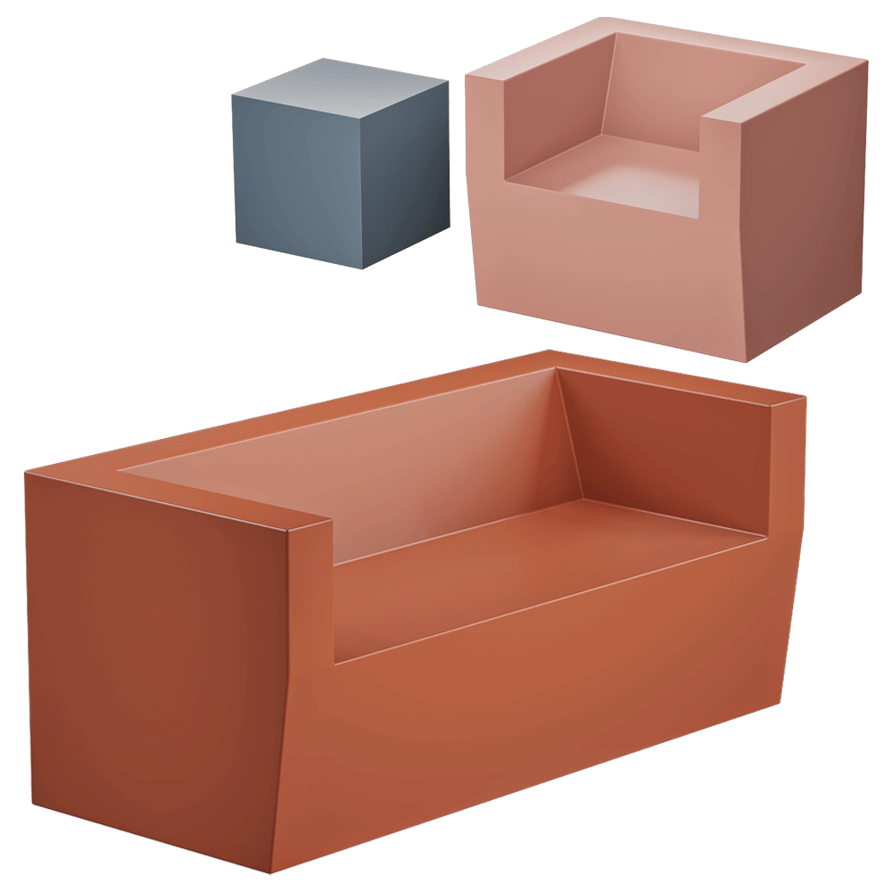 Cridea – Soft furniture Pixel 3D Model