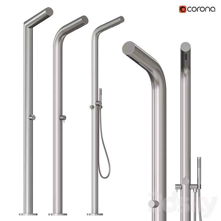 CRISTINA Rubinetterie CRIWX | Garden shower 3D Model