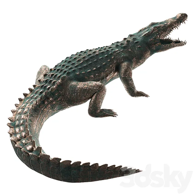 Crocodile 3D Model