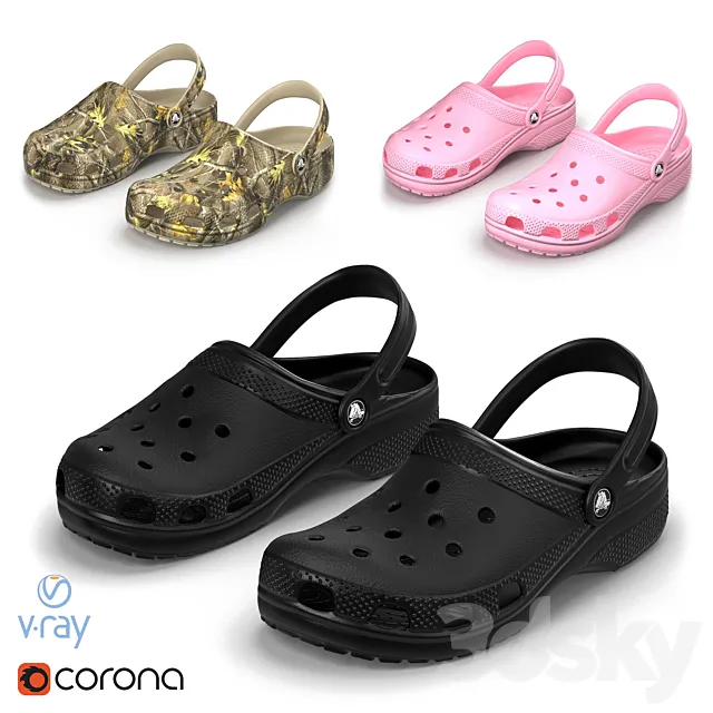 Crocs classic 3D Model