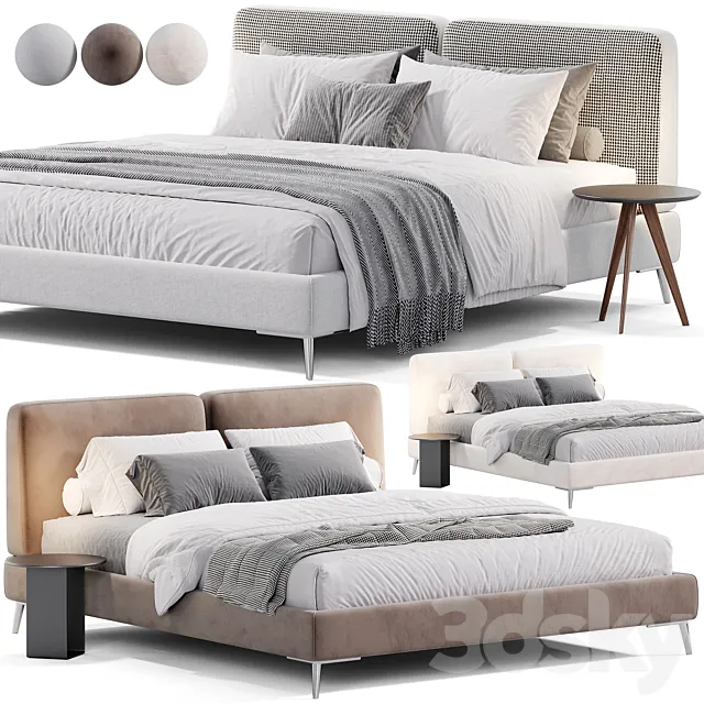 Crone bed by Como Casa 3D Model Crone bed by Como Casa 3D Model