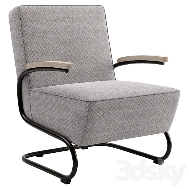 Crosby Accent Chair – Gray by Apt.1710 3D Model Crosby Accent Chair – Gray by Apt.1710 3D Model