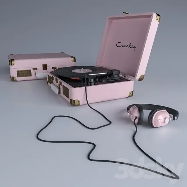Crosley Vinyl player 3DModel