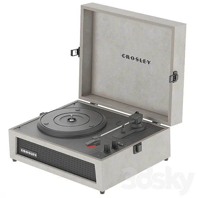 Crosley Voyager CR8017A-GY4 3DModel