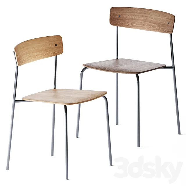 Cross Chair Tube by TAKT 3D Model