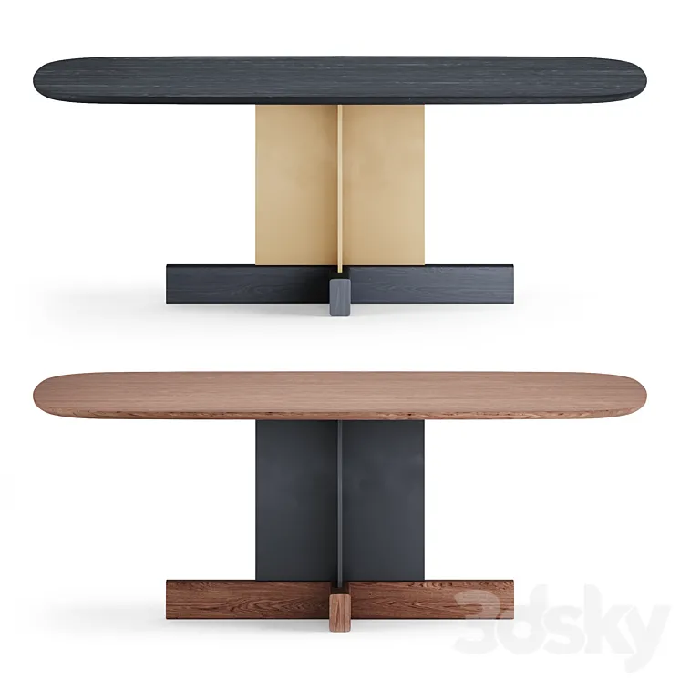 Cross Table by Bonaldo 3D Model Free Download