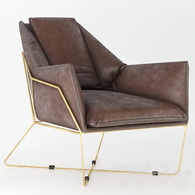 crosshaven accent chair 3D Model crosshaven accent chair 3D Model