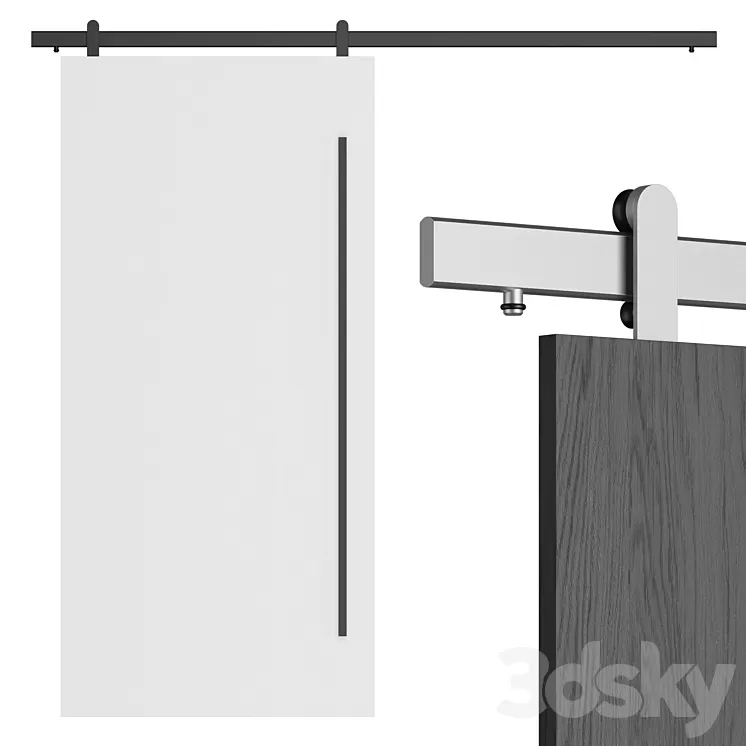 crownlab | Sliding doors 3D Model Free Download