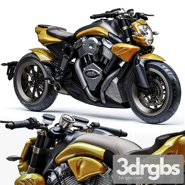 CR&S Duu Motorcycles Start at 3D Model Download
