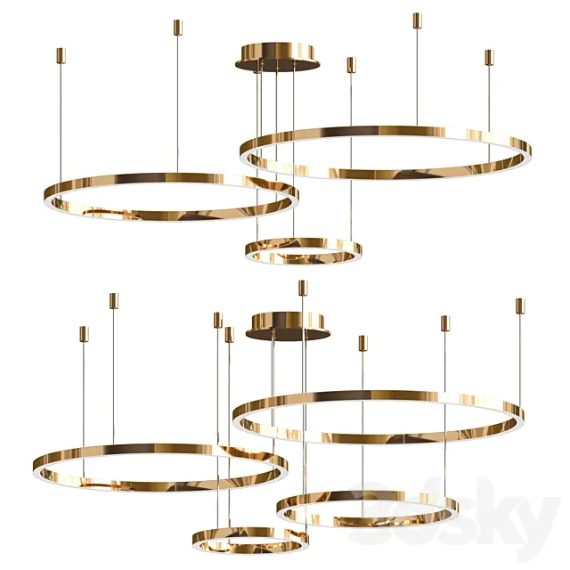 Cruise lampatron chandelier 3D Model