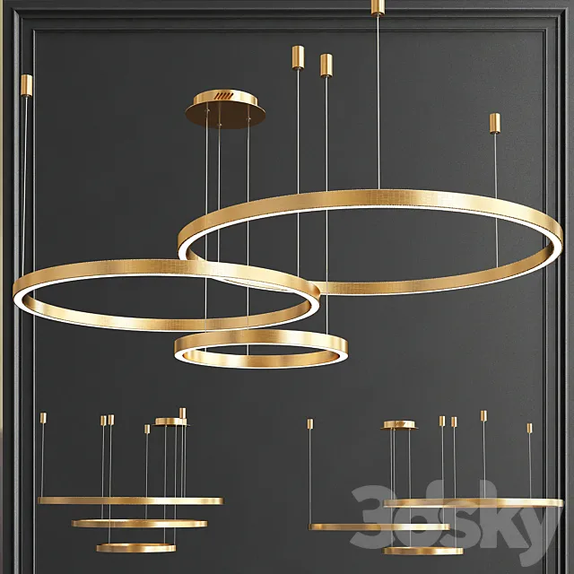 Cruise ring chandelier 3DModel Cruise ring chandelier 3DModel