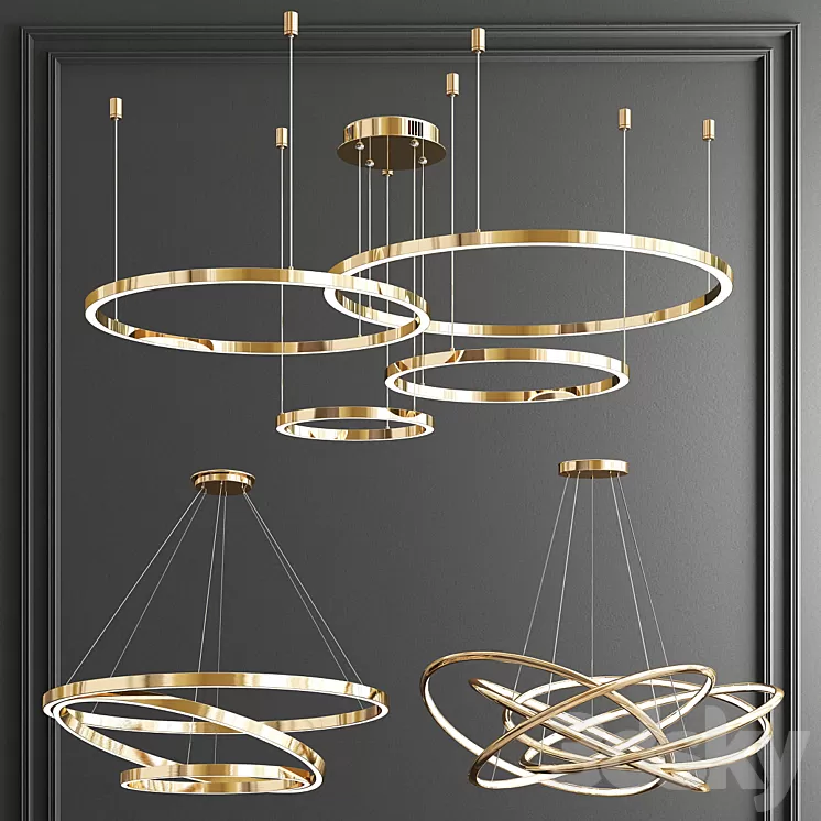 Cruise Rojas Rings light – 3 type 3D Model Cruise Rojas Rings light – 3 type 3D Model