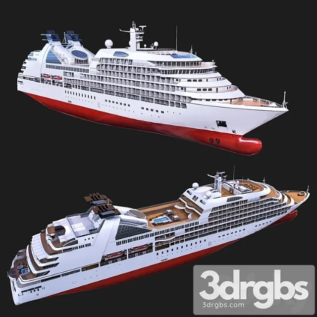 Cruise ship 3D Model Download