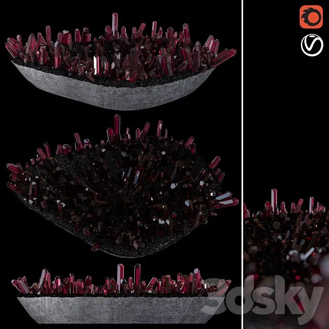 Crystal 3D Model Crystal 3D Model