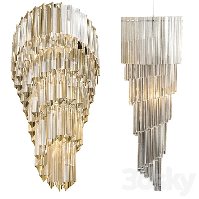 Crystal chandelier 3DModel